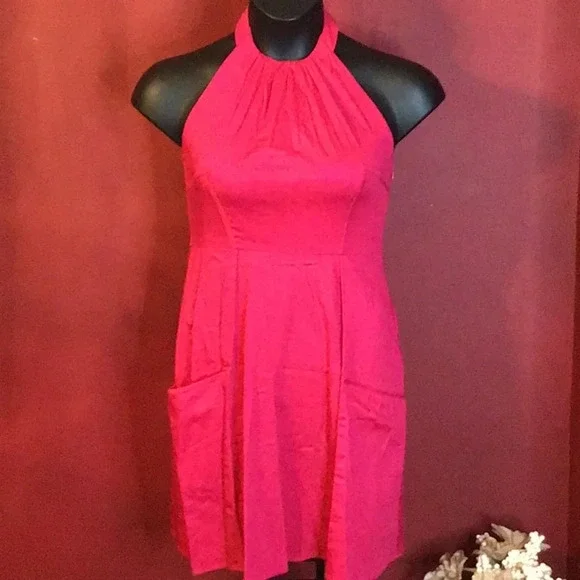 NWT JESSICA SIMPSON HALTER DRESS SIZE 6 - Picture 1 of 6